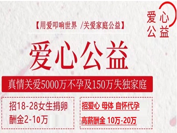 枞阳捐卵助孕生子 爱心志愿者招募